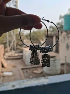 Hoop Jhumka Earrings