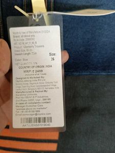 Myntra Brand Cute Jeans New With Tag