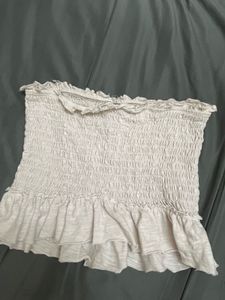 Cute Ruffled Tube Top
