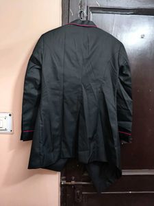 Solid Black Plus Size Formal Blazer