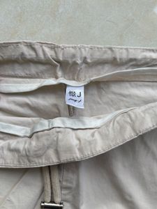 Beige Cargo Pants