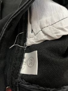 Black Ankle Detail Jeans