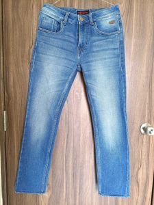 Dark Blue Denim Jeans For Men