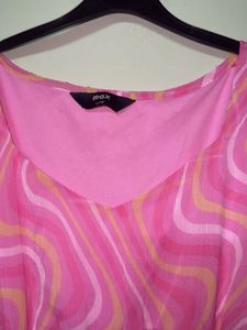 Pink Patterned Dress