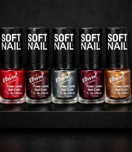 Ellwin Glossy Nail Polish Set Of 5