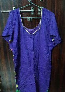 EMBROIDERED &amp; lace Design kurta dupatta