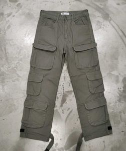 Zara Olive Cargo Pants