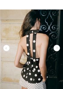 Polka Dot Halter Top