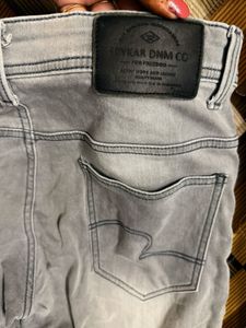 Stylish Grey Denim Jeans