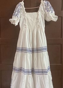WESTSIDE White Embroidered Dress