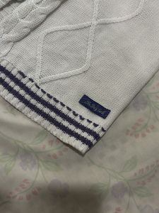 Chic White Cable Knit Cardigan
