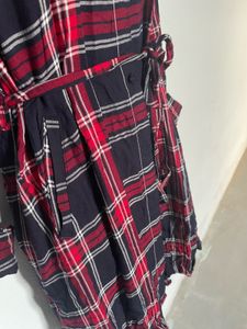 Plaid Shirt Dress