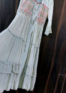 PARTYWEAR SHRUG GOWN☆☆
