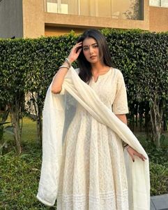 Elegant White Kurta Set