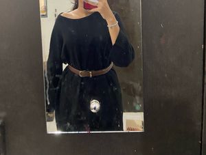 BY MIN black dress  woolen