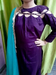 Punjabi  Off Shoulder  Suite