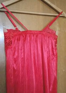 Brand New Bridal Red 2 Piece Long Nighty Set