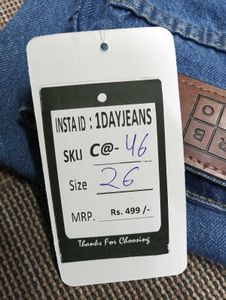 C@46 Size-26 Straight Jeans