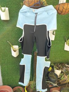 Brand new cutout trouser jeans and lycra material