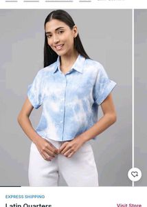 Crop Shirt From Latin Quarters