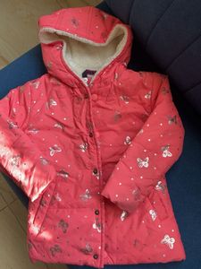 Cute Girl's Butterfly Padded Jacket