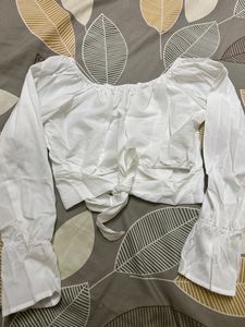 White Crop Top