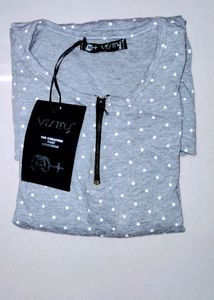 Girls Short Top With Matching Earring