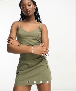 Zudio Olive Green Mini Dress