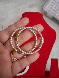 Beautiful Adjustable Silver Mix Kada
