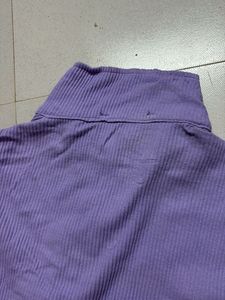 Cute Purple Crop Top