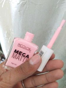 Incolor Mega Matte Nail Polish - Pastel Pink
