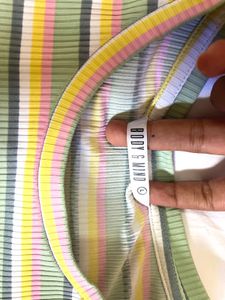 Ribbed Striped T-Shirt