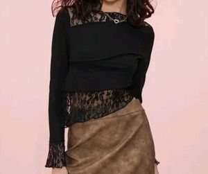 Black Lace Top