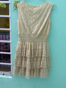 Lace Overlay Dress
