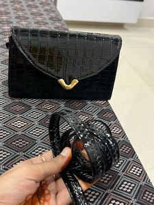 New Black Sling Bag