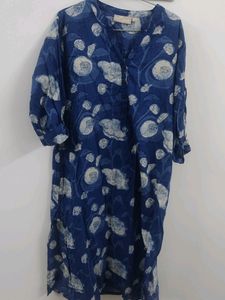 Blue Casual Kurta