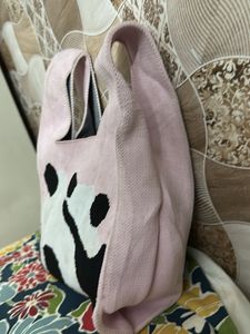 Panda Print Tote Bag