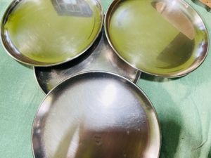 4 piece Steel Dinner Plate