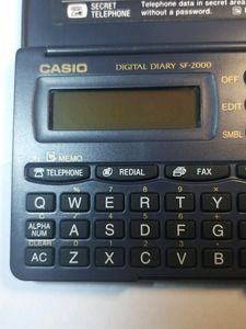 Casio Digital Diary Phone Book Memo Vintage Gadget