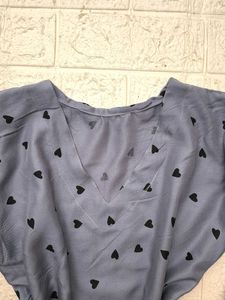 Heart Printed Short Kurti 🫶🏻