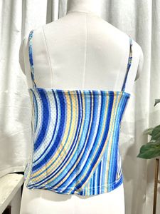 Striped Sleeveless Top