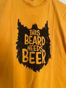 Yellow T Shirt With Quote