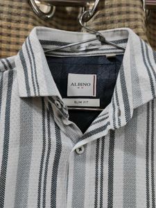 Striped Button-Down Shirt Office wear