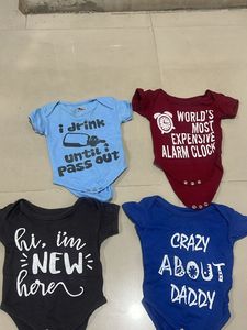 Kidbee Brand 0-3 Months Rompers For Boy &amp; Girl