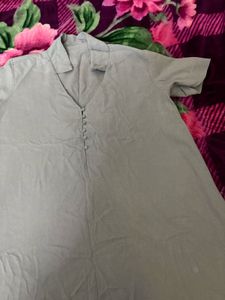 Casual Grey Mini Dress