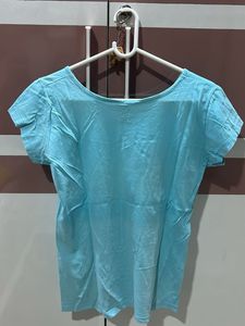 Coffee Graphic T-Shirt - Light Blue