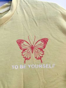 Yellow Butterfly Tee