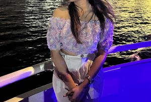 Floral Mesh Top