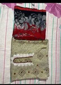 Cotton Printed Free Size Kurta &amp; Dupatta