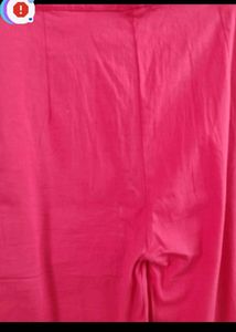 Pinkish Red Straight Fitted Kurti Pants (Women)